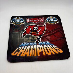 NFL Tampa Bay Buccaneers Super Bowl XXXVII Champions Logo Computer Mouse Pad